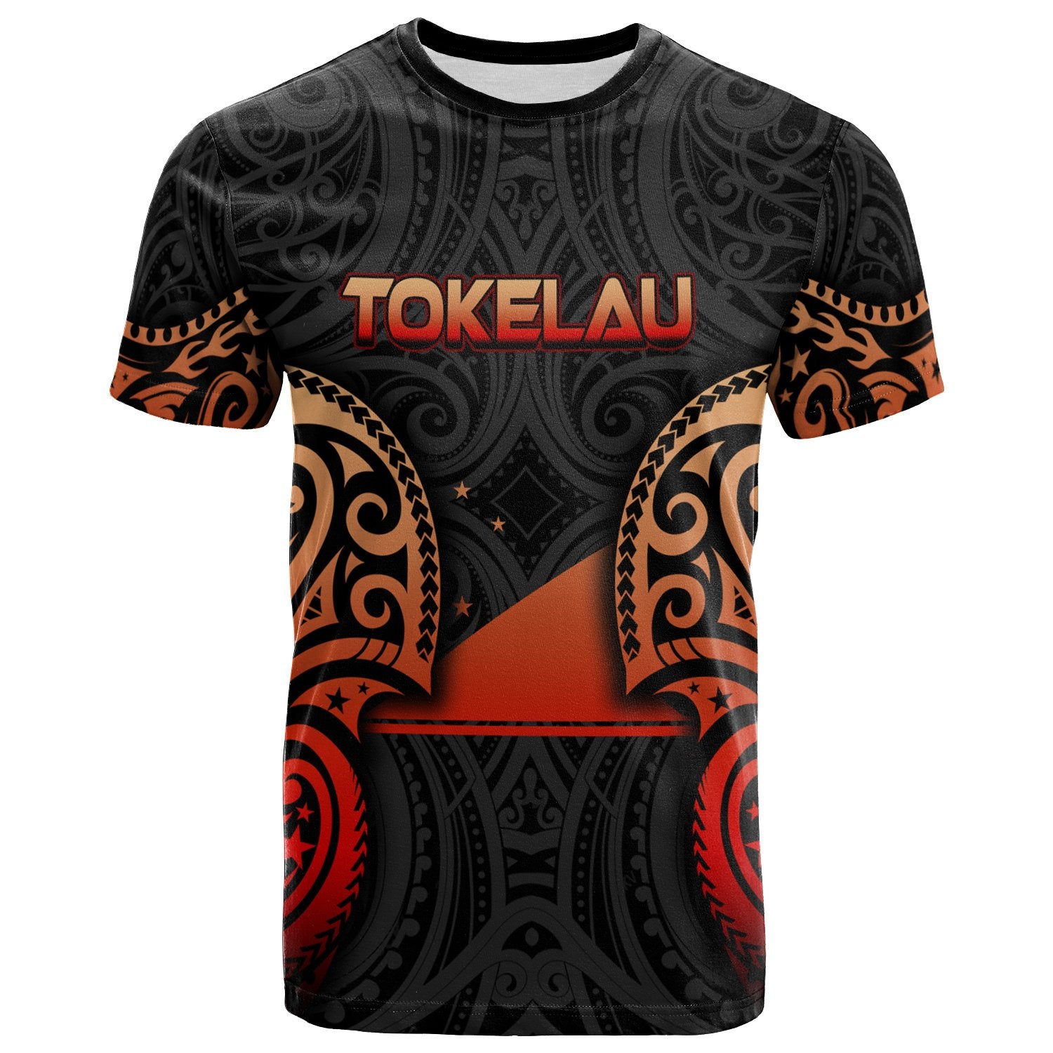 Tokelau Polynesian T Shirt Spirit Red Version Unisex Red - Polynesian Pride