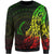 Guam Sweatshirt - Polynesian Pattern Style Reggae Color Unisex Reggae - Polynesian Pride