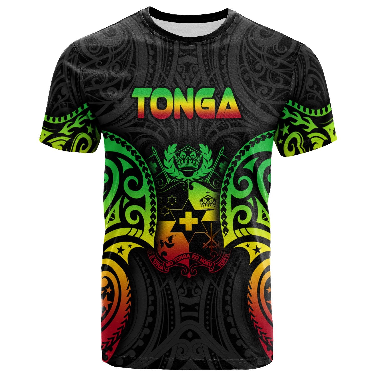 Tonga Polynesian T Shirt Tongan Spirit Reggae Unisex Reggae - Polynesian Pride