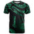 Hawaii Polynesian T Shirt Polynesian Tattoo Green Version Unisex Art - Polynesian Pride