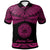 American Samoa Polo Shirt Polynesian Tattoo Pink Version Unisex Pink - Polynesian Pride