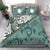 Nauru Bedding Set - Leaves And Turtles Green - Polynesian Pride