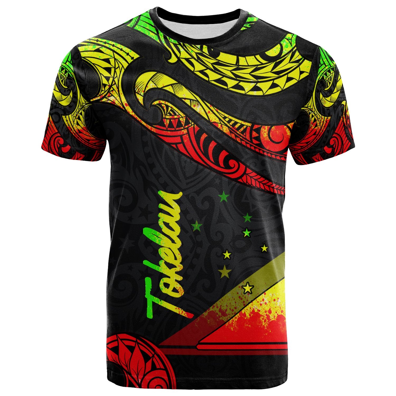 Tokelau Polynesian T Shirt Polynesian Tattoo Reggae Version Unisex Reggae - Polynesian Pride