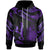 New Caledonia Hoodie Polynesian Tattoo Purple Version Unisex Purple - Polynesian Pride