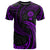 American Samoa Polynesian All Over T Shirt Purple Tribal Wave Unisex Purple - Polynesian Pride