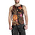 Papua New Guinea Polynesian Men's Tank Top - Legend of Papua New Guinea (Red) - Polynesian Pride