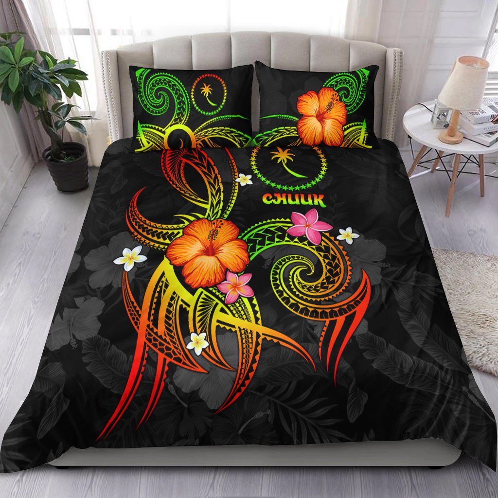 Chuuk Polynesian Bedding Set - Legend of Chuuk (Reggae) Reggae - Polynesian Pride