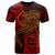 Guam Polynesian T Shirt Red Shark Polynesian Tattoo Unisex Red - Polynesian Pride