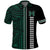 Custom Hawaii Kakau Warrior Football Polo Shirt LT12 Unisex Green - Polynesian Pride