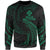 Wallis And Futuna Polynesian Sweater - Green Tribal Wave Unisex Green - Polynesian Pride