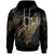 Cook Island Polynesian Hoodie Legend Gold Version Unisex Black - Polynesian Pride