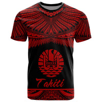 Tahiti Polynesian T Shirt Tahitian Pride Red Version Unisex Red - Polynesian Pride