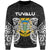 Tuvalu Polynesian Sweater - Spirit Style White Unisex White - Polynesian Pride