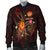 Nauru Polynesian Men's Bomber Jacket - Legend of Nauru (Red) Red - Polynesian Pride