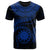 Nauru Polynesian T Shirt Nauru Waves (Blue) Unisex Blue - Polynesian Pride