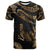 Kosrae Micronesia T Shirt Poly Tattoo Gold Version Unisex Art - Polynesian Pride