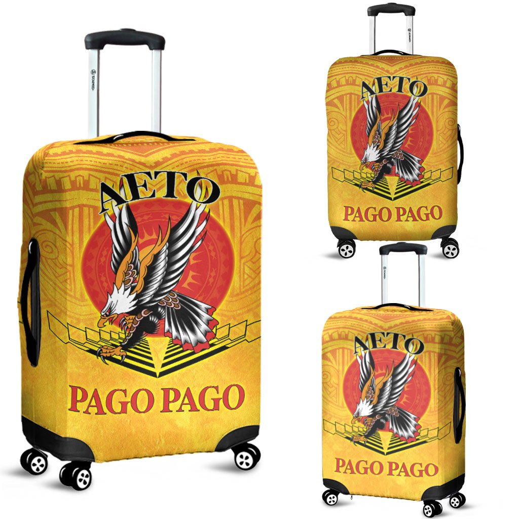 American Samoa Luggage Covers - Pago Pago Aeto (Ver 2) Yellow - Polynesian Pride