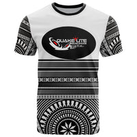 Polynesian T Shirt EQF Earth Quake Fever Unisex White - Polynesian Pride