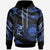 Federated States of Micronesia Hoodie Polynesian Tattoo Blue Version Unisex Blue - Polynesian Pride