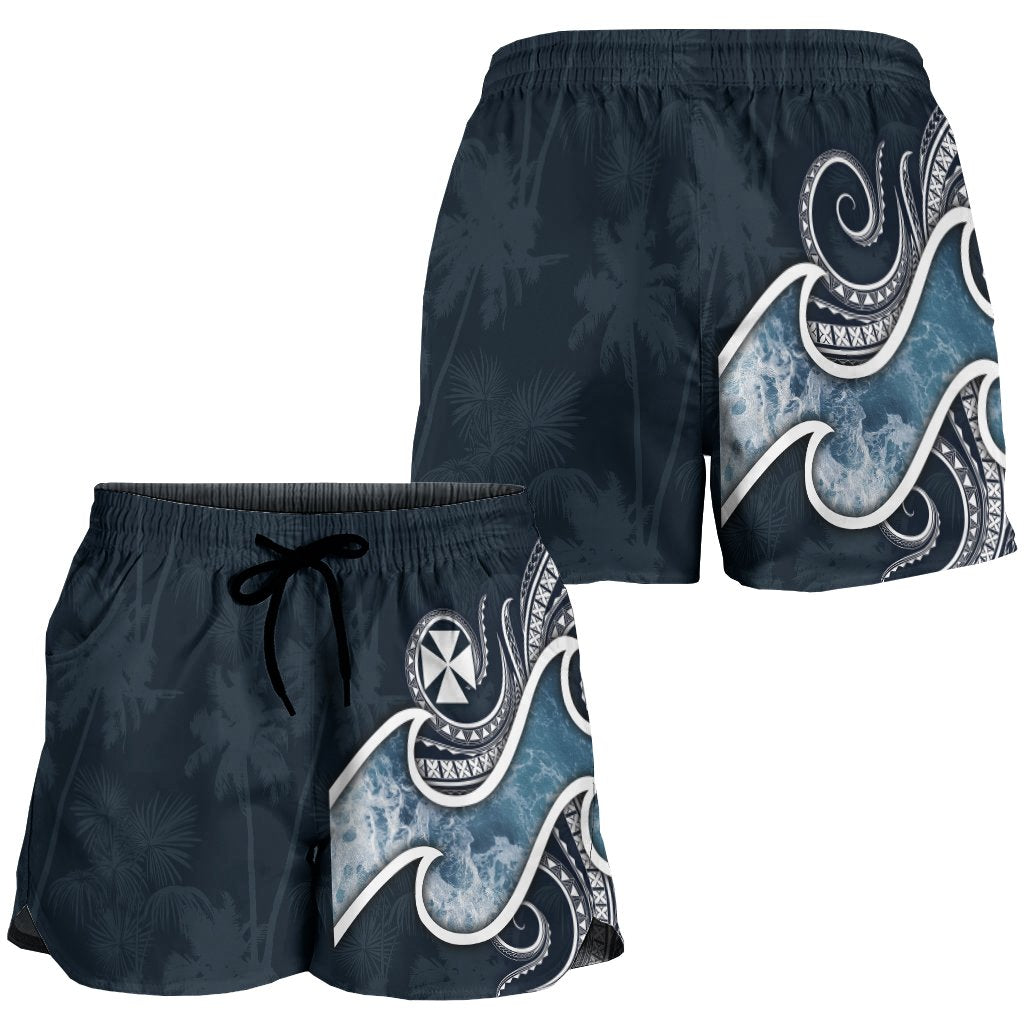 Wallis and Futuna Polynesian Women's Shorts - Ocean Style - Polynesian Pride