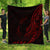 Samoa Premium Quilt - Custom Personalised Polynesian Pattern Style Red Color - Polynesian Pride