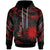 Nauru Hoodie Polynesian Tattoo Red Version Unisex Red - Polynesian Pride