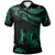 Tonga Polo Shirt Polynesian Tattoo Green Version Unisex Green - Polynesian Pride