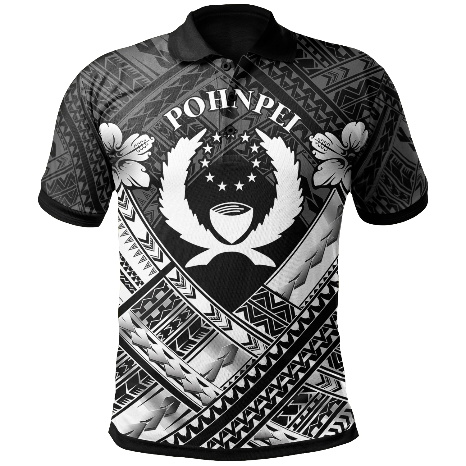 Pohnpei Polynesian Polo Shirt Pohnpei White Seal Camisole Hibiscus Style Unisex White - Polynesian Pride