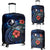 Yap Polynesian Luggage Cover - Blue Turtle Hibiscus Blue - Polynesian Pride