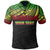 Poly Custom Polo Shirt Polynesian Reggae Version Unisex Black - Polynesian Pride