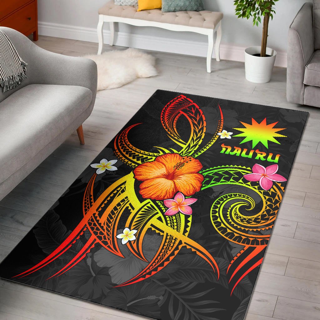 Nauru Polynesian Area Rug - Legend of Nauru (Reggae) Reggae - Polynesian Pride