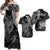 Custom Papua New Guinea Matching Dress and Hawaiian Shirt Raggiana Birds Of Paradise Black LT13 Black - Polynesian Pride