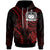 Samoa Custom Hoodie Red Turtle Unisex Red - Polynesian Pride