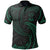 Fiji Polynesian Polo Shirt Green Tribal Wave Unisex Green - Polynesian Pride