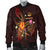 Vanuatu Polynesian Men's Bomber Jacket - Legend of Vanuatu (Red) - Polynesian Pride