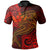 Kosrae Pohnpei Polo Shirt Red Shark Polynesian Tattoo Unisex Red - Polynesian Pride