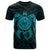 Tahiti Polynesian T Shirt Vintage Polynesian Turtle (Turquoise) Unisex Turquoise - Polynesian Pride