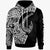 Wallis & Futuna Hoodies Hook Tattoo Black Color Unisex Black - Polynesian Pride