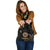 Tahiti Polynesian Shoulder Handbag - Gold Tribal Wave - Polynesian Pride