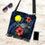 Palau Polynesian Boho Handbag - Blue Turtle Hibiscus One Style One Size Blue - Polynesian Pride