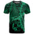 Tonga Polynesian T Shirt Tribal Wave Tattoo Green Unisex Green - Polynesian Pride