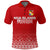 Custom Tonga Niua Islands Polo Shirt Tongan Pattern LT12 Unisex Red - Polynesian Pride