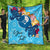 Yap Custom Personalised Premium Quilt - Tropical Style Blue - Polynesian Pride