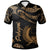 Pohnpei Polo Shirt Polynesian Tattoo Gold Version Unisex Gold - Polynesian Pride