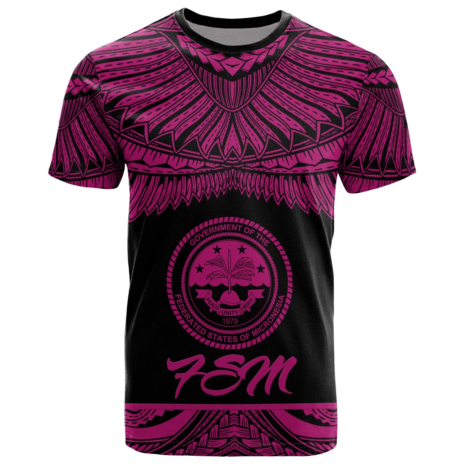 Federated States of Micronesia Polynesian T Shirt Federated States of Micronesia Pride Pink Version Unisex Pink - Polynesian Pride