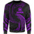 Samoa Polynesian Sweater - Purple Tribal Wave Unisex Purple - Polynesian Pride