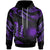 Marshall Islands Hoodie Polynesian Tattoo Purple Version Unisex Purple - Polynesian Pride