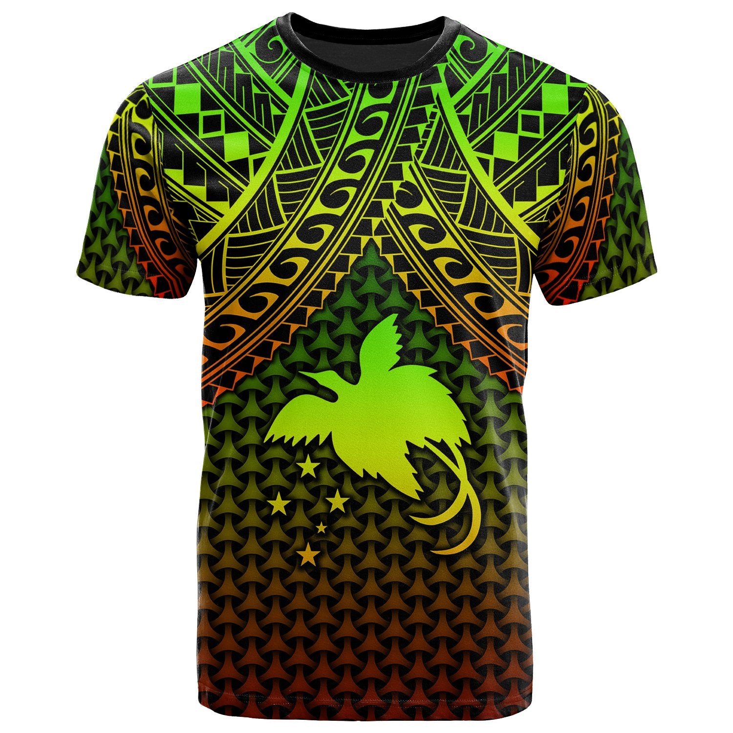 Polynesian Papua New Guinea Custom T Shirt Reggae Vintage Polynesian Patterns Unisex Art - Polynesian Pride