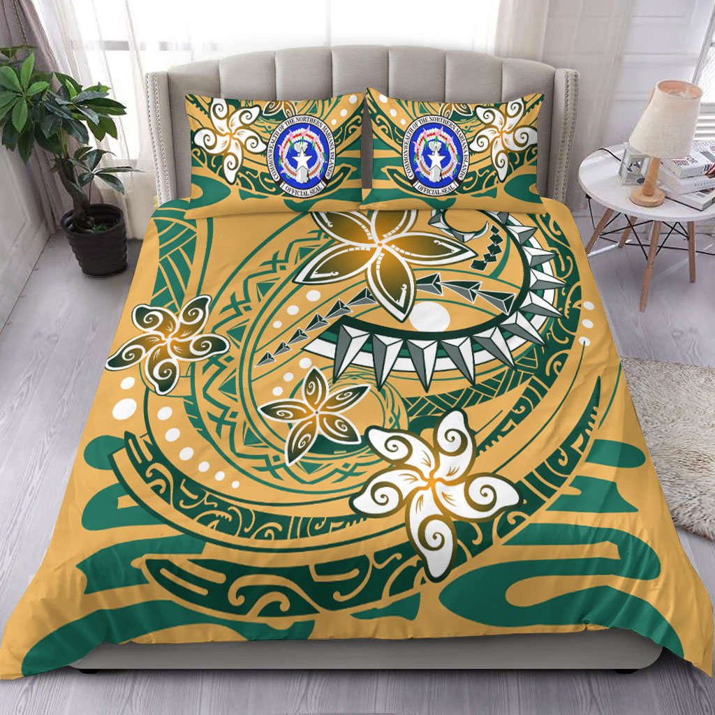 Northern Mariana Bedding Set - Spring style yellow - Polynesian Pride