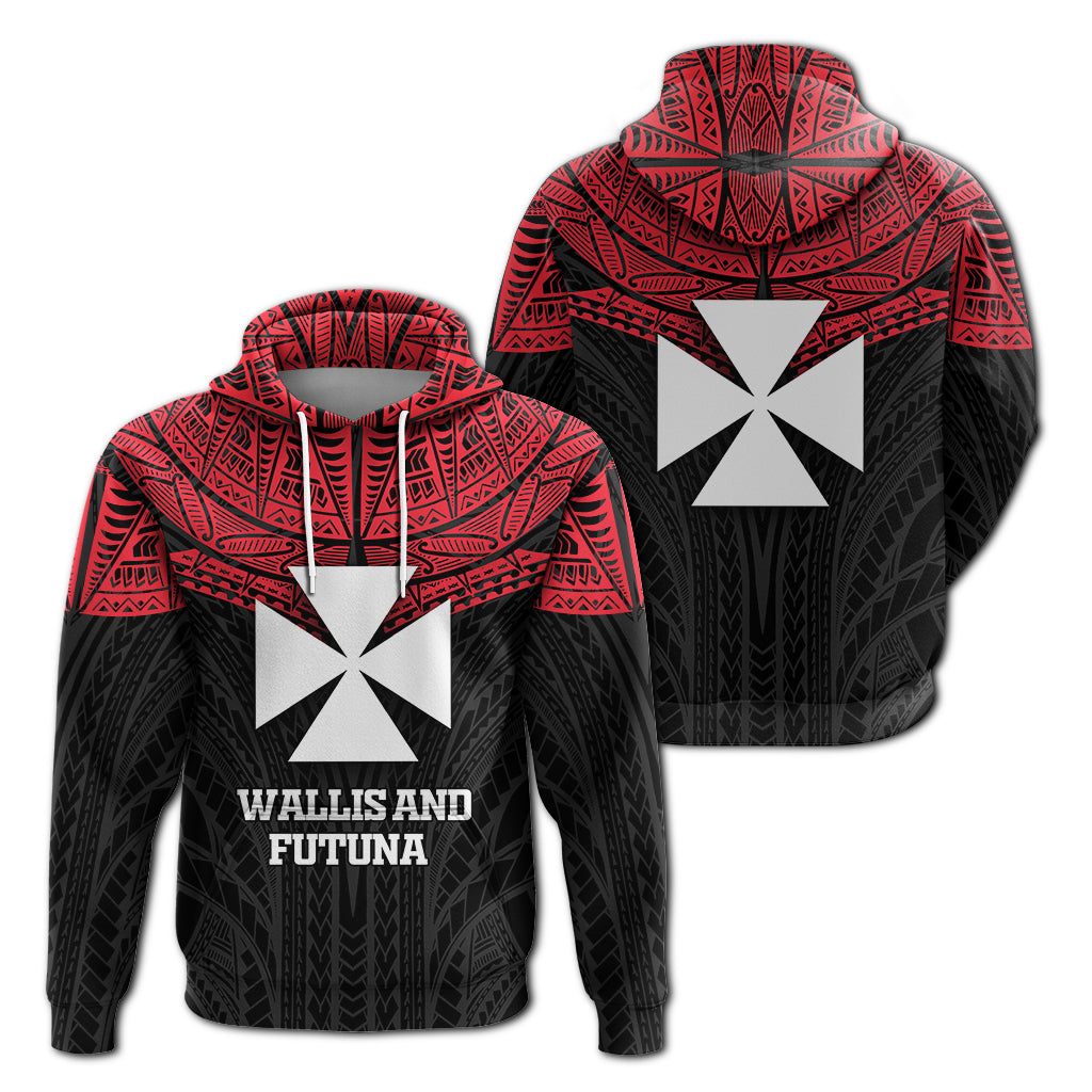 Wallis and Futuna Pride Hoodie LT12 Hoodie Red - Polynesian Pride